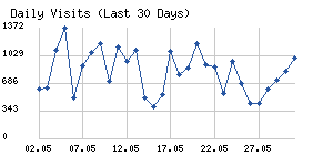 Daily visits chart